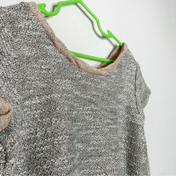 Splendid Girls Metallic Tweed Short‎ Sleeve Mini Dress 6X - Picture 5 of 8